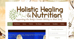 Desktop Screenshot of holistichealingandnutrition.com